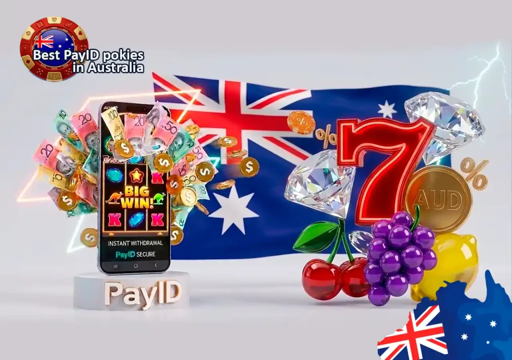 Wide range of online pokies games available at top PayID casinos in Australia.